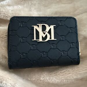 Badgley Mischka Black Key & Card Holder